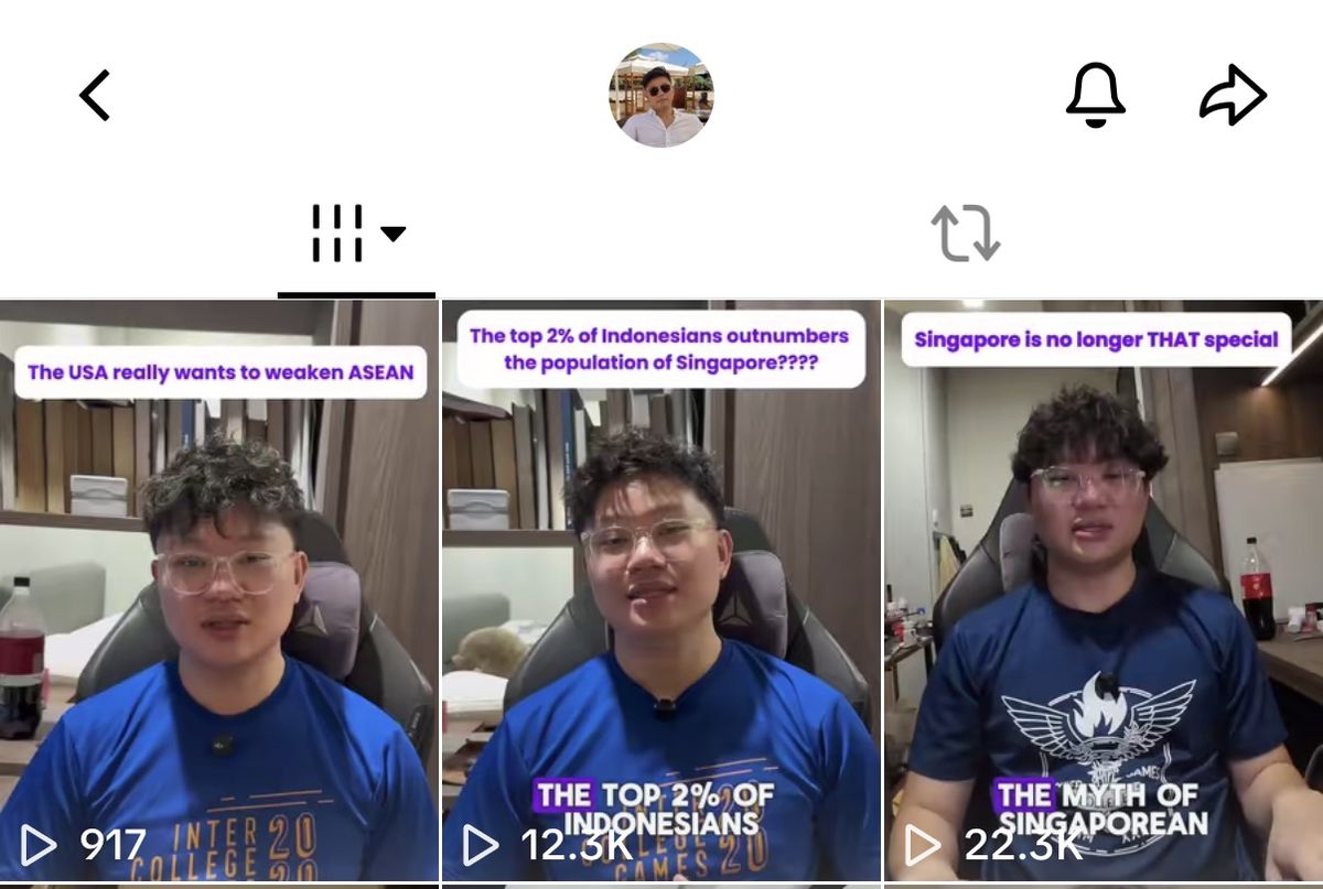 TikTok video grid for @markieweeee